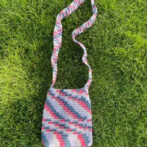 Morning Air Mini Handmade Crossbody Phone Purse - Boho Cotton Sling Bag
