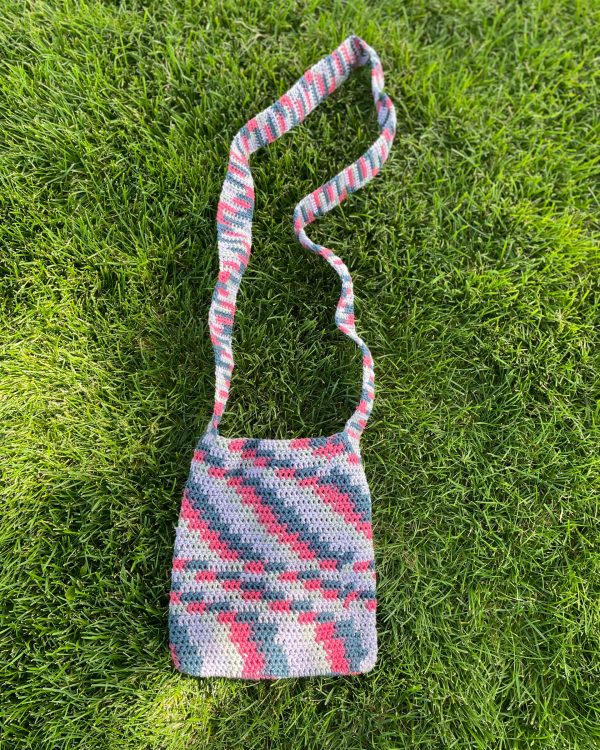 Morning Air Mini Handmade Crossbody Phone Purse - Boho Cotton Sling Bag